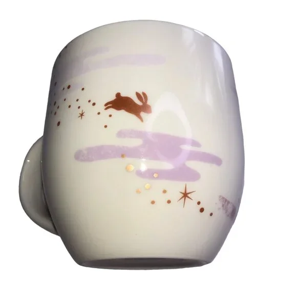 Starbucks Lunar New Year Mug Coffee Cup, Ceramic, Year of the Rabbit. 2023, Rare - Picture 4 of 11